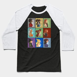 She Series Collage - Version 4 Baseball T-Shirt